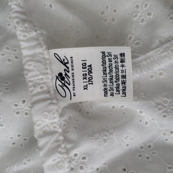 Frankies Bikinis x VS Pink White Eyelet Shorts/ Panties SZ XL‎ NWT - Picture 7 of 8